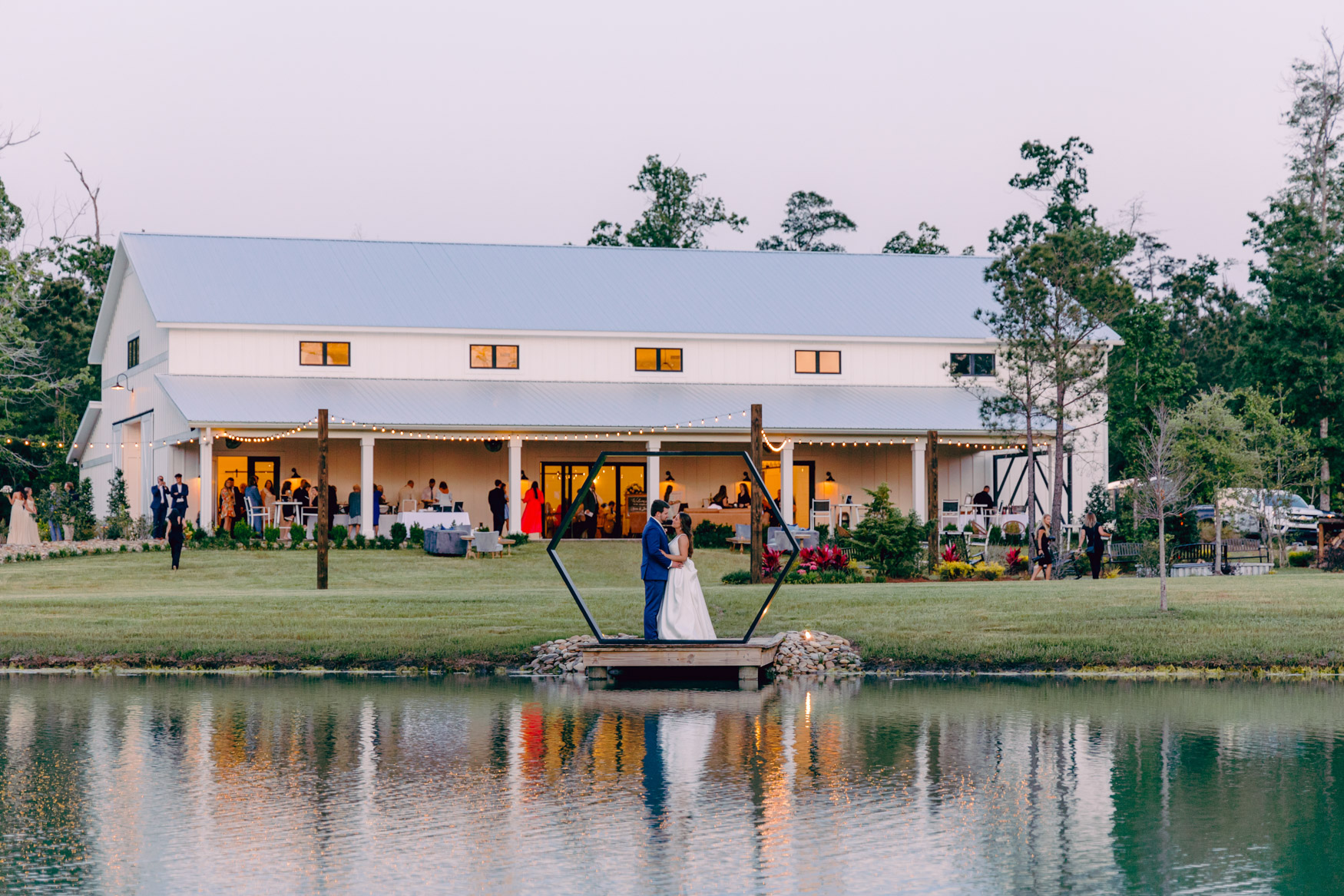 White Oaks Farm wedding venue Myrtle Beach SC outdoor ceremony waterfront